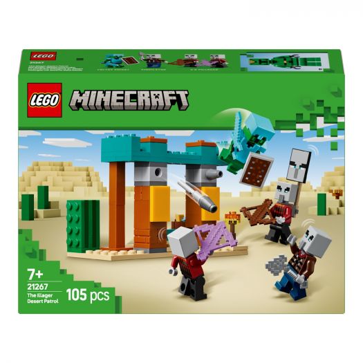 Купить  Конструктор LEGO Minecraft Пустынный патруль разбойника (21267) по Украине