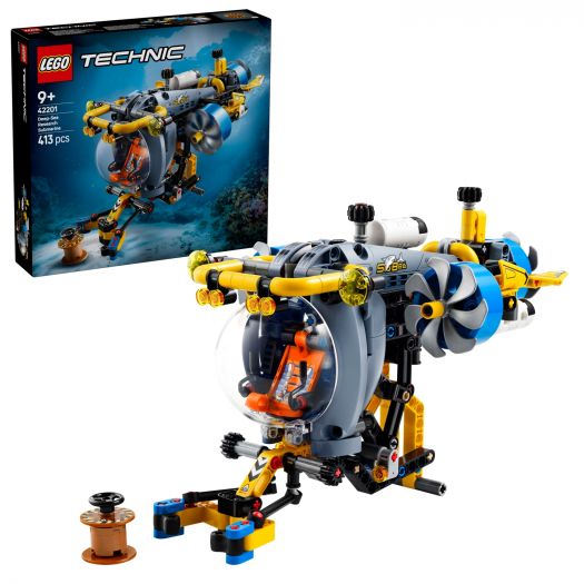 Заказать с доставкой  Конструктор LEGO Technic Глубоководная исследовательская подводная лодка (42201) по Украине