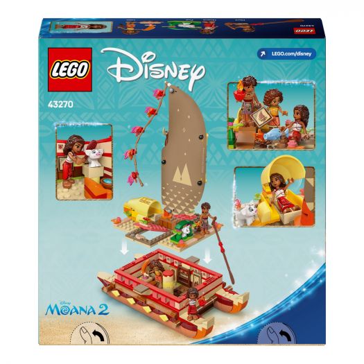 Купить  Конструктор LEGO Disney Princess Приключенческое каноэ Ваяны (43270)  в более чем 30 городах Украины