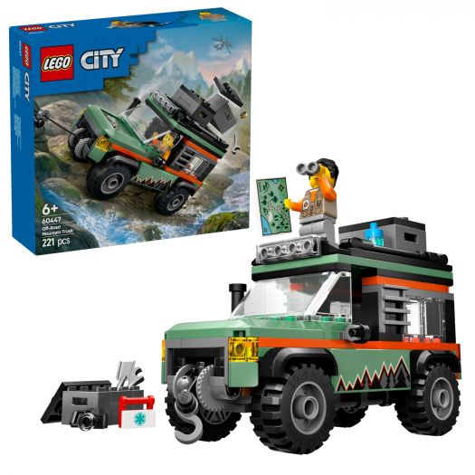 Купить  Конструктор LEGO City Внедорожный горный грузовик 4x4 (60447)  в более чем 30 городах Украины