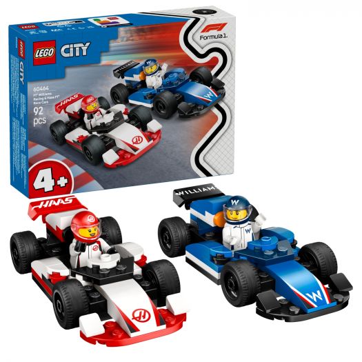 Заказать с доставкой  Конструктор LEGO City Автомобили для гонок F1® команд Williams Racing и Haas F1® (60464)  в более чем 30 городах Украины