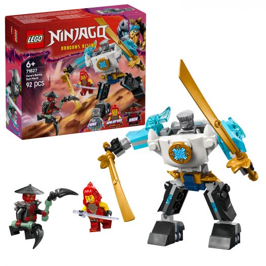 Приобрести с выгодой Конструктор LEGO Ninjago Боевой костюм-робот Зейна (71827)  в более чем 30 городах Украины