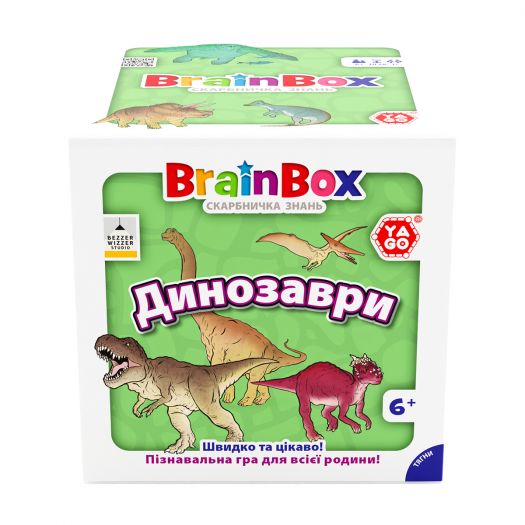 Заказать с доставкой  Познавательная игра Yago BrainBox Динозавры (BZZBRDI02UA)  в более чем 30 городах Украины